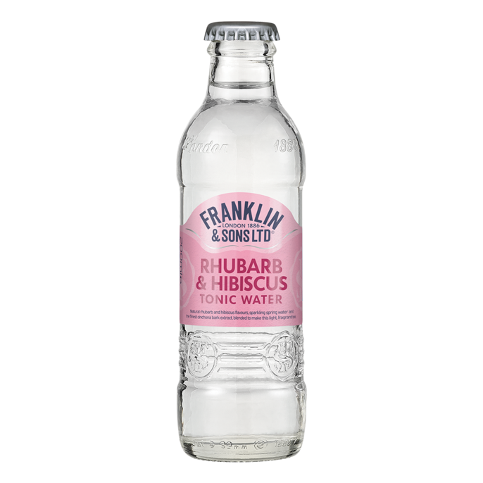Rhubarb Tonic Water with Hibiscus